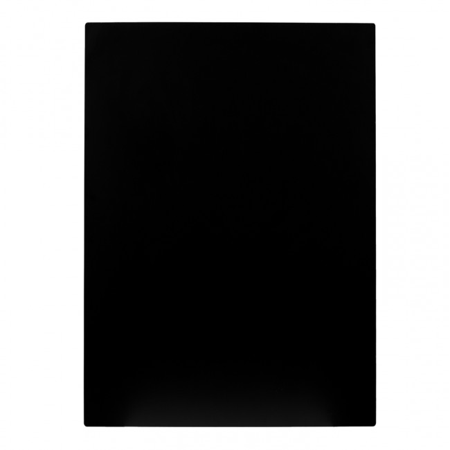 Επιφάνεια τραπεζιού ορθογώνια από HPL σε χρώμα μαύρο 60x80
