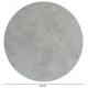 Επιφάνεια τραπεζιού στρογγυλή από HPL σε χρώμα cement Φ120