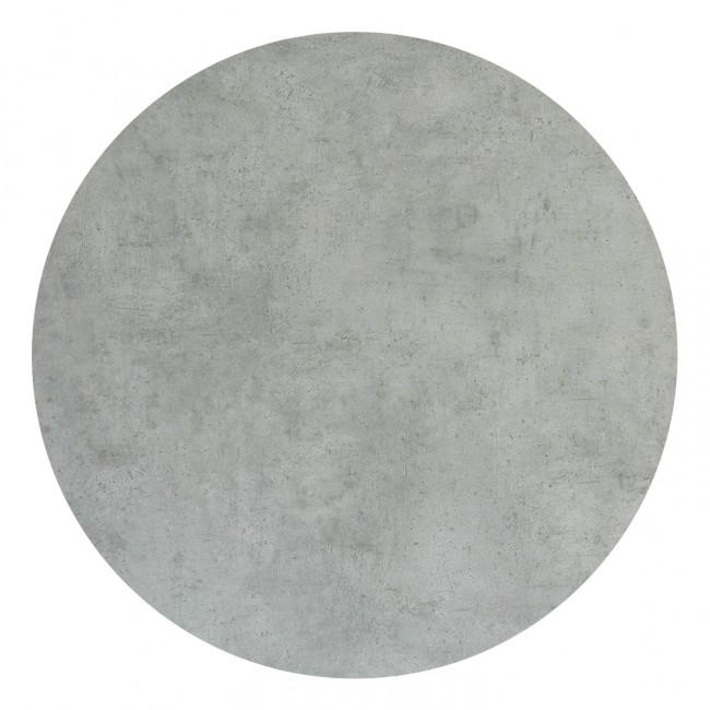 Επιφάνεια τραπεζιού στρογγυλή από HPL σε χρώμα cement Φ120