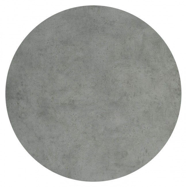 Επιφάνεια τραπεζιού στρογγυλή από HPL σε χρώμα cement Φ70