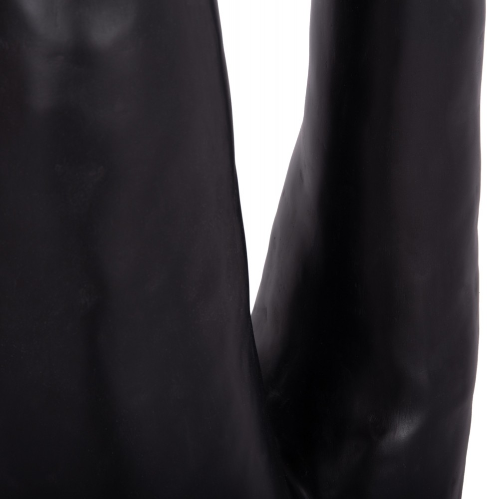 Διακοσμητικό φωτιστικό δαπέδου "TUSKEN" από fiber cement σε χρώμα μαύρο 50x43x145 Ε27