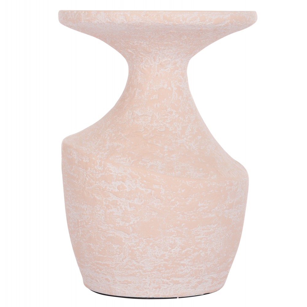 Τραπέζι βοηθητικό "REBON" από fiber cement σε χρώμα σομόν Φ40x56.5