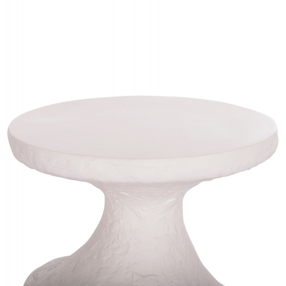 Τραπέζι βοηθητικό "REBON" από fiber cement σε χρώμα λευκό Φ40x56.5