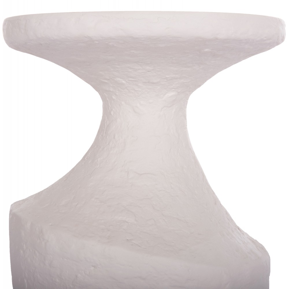 Τραπέζι βοηθητικό "REBON" από fiber cement σε χρώμα λευκό Φ40x56.5