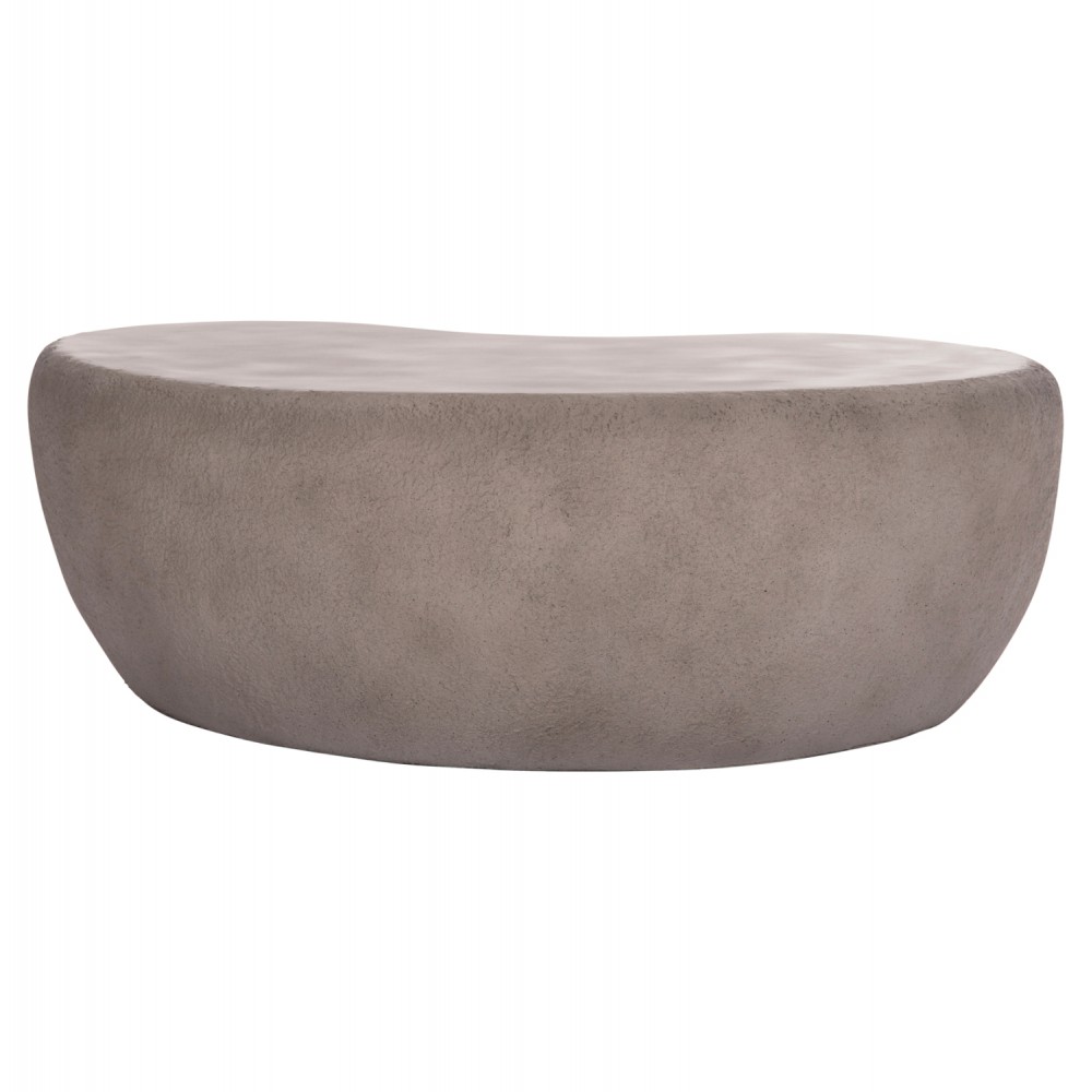 Τραπέζι σαλονιού "GERSON" από fiber cement σε χρώμα γκρι 122x78.5x40