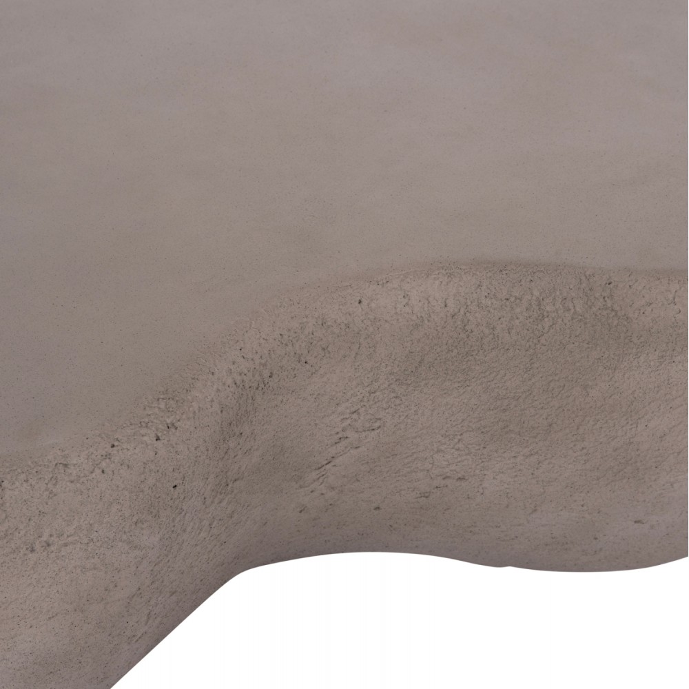 Τραπέζι σαλονιού "GERSON" από fiber cement σε χρώμα γκρι 122x78.5x40