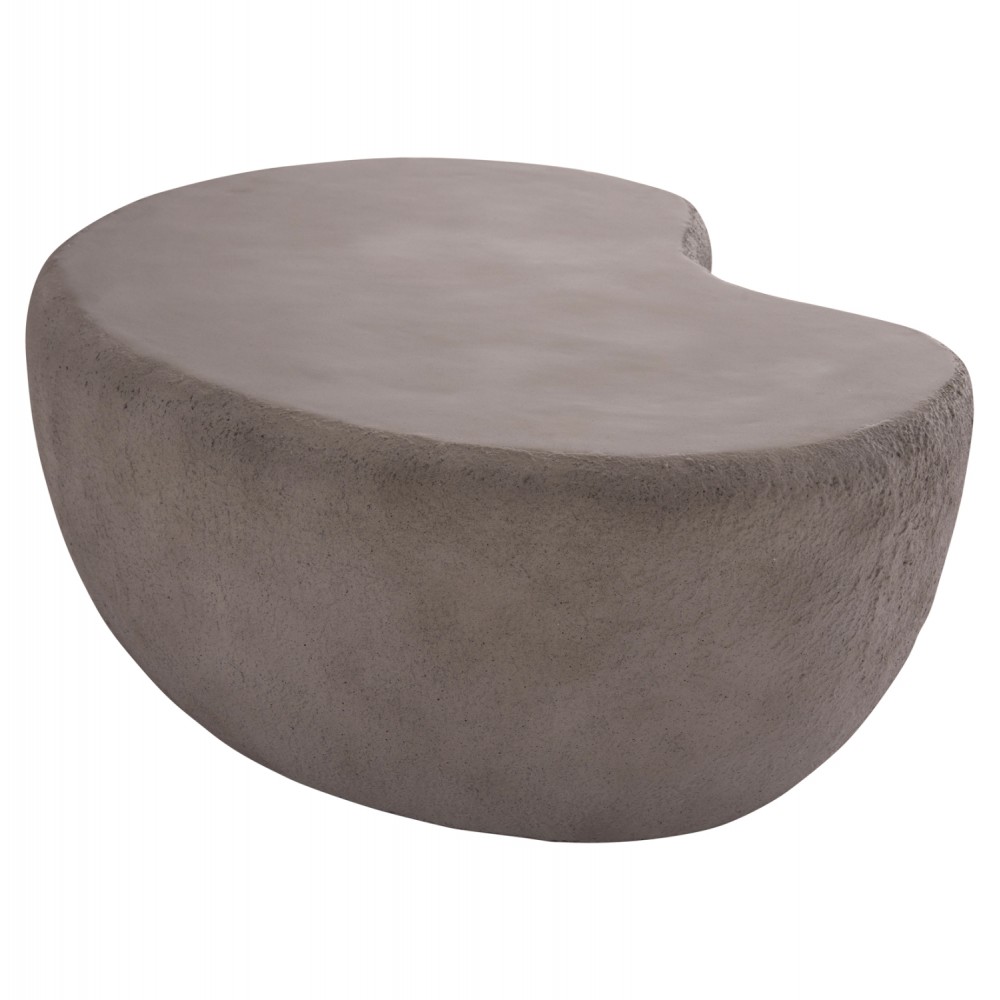 Τραπέζι σαλονιού "GERSON" από fiber cement σε χρώμα γκρι 122x78.5x40