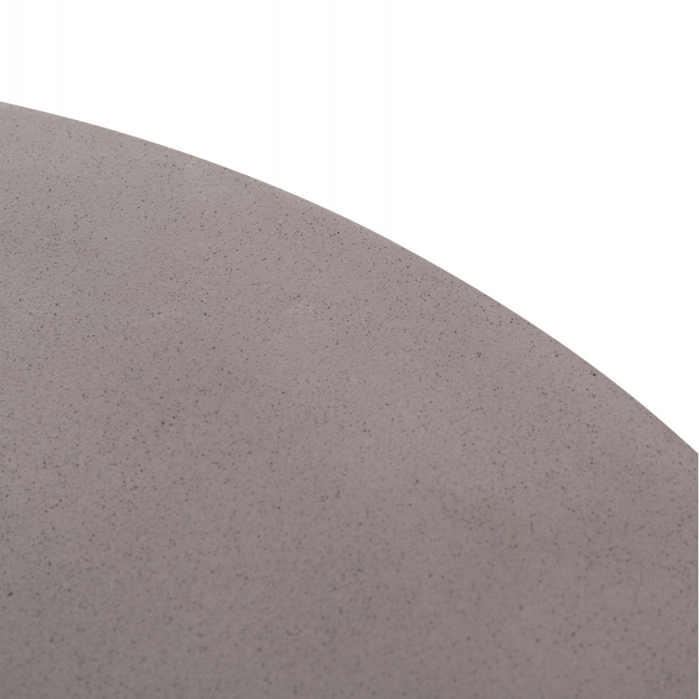 Τραπέζι σαλονιού "ANNA" από fiber cement σε χρώμα γκρι Φ92x44.5