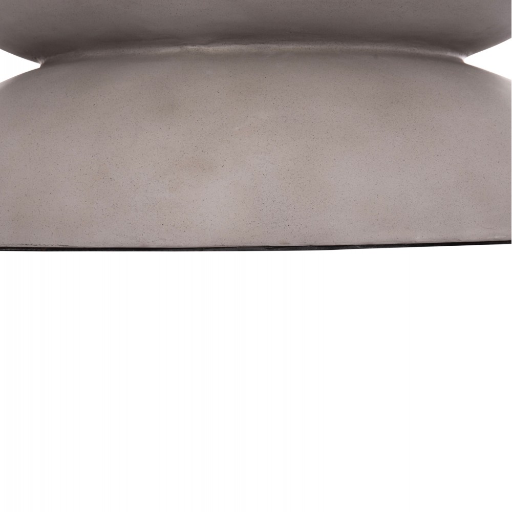 Τραπέζι σαλονιού "ANNA" από fiber cement σε χρώμα γκρι Φ92x44.5