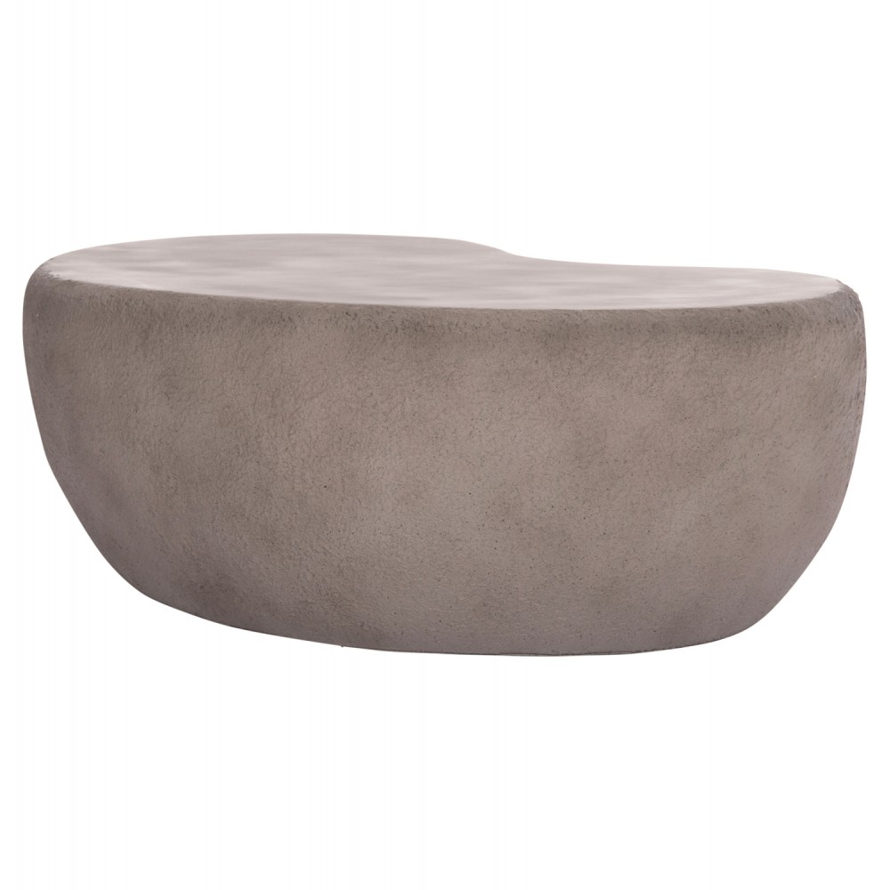 Τραπέζι σαλονιού "GERSON" από fiber cement σε χρώμα γκρι 104x72x40