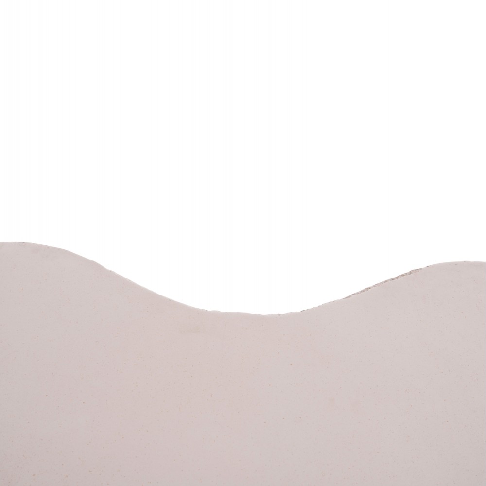 Τραπέζι σαλονιού "GERSON" από fiber cement σε χρώμα λευκό 104x72x40