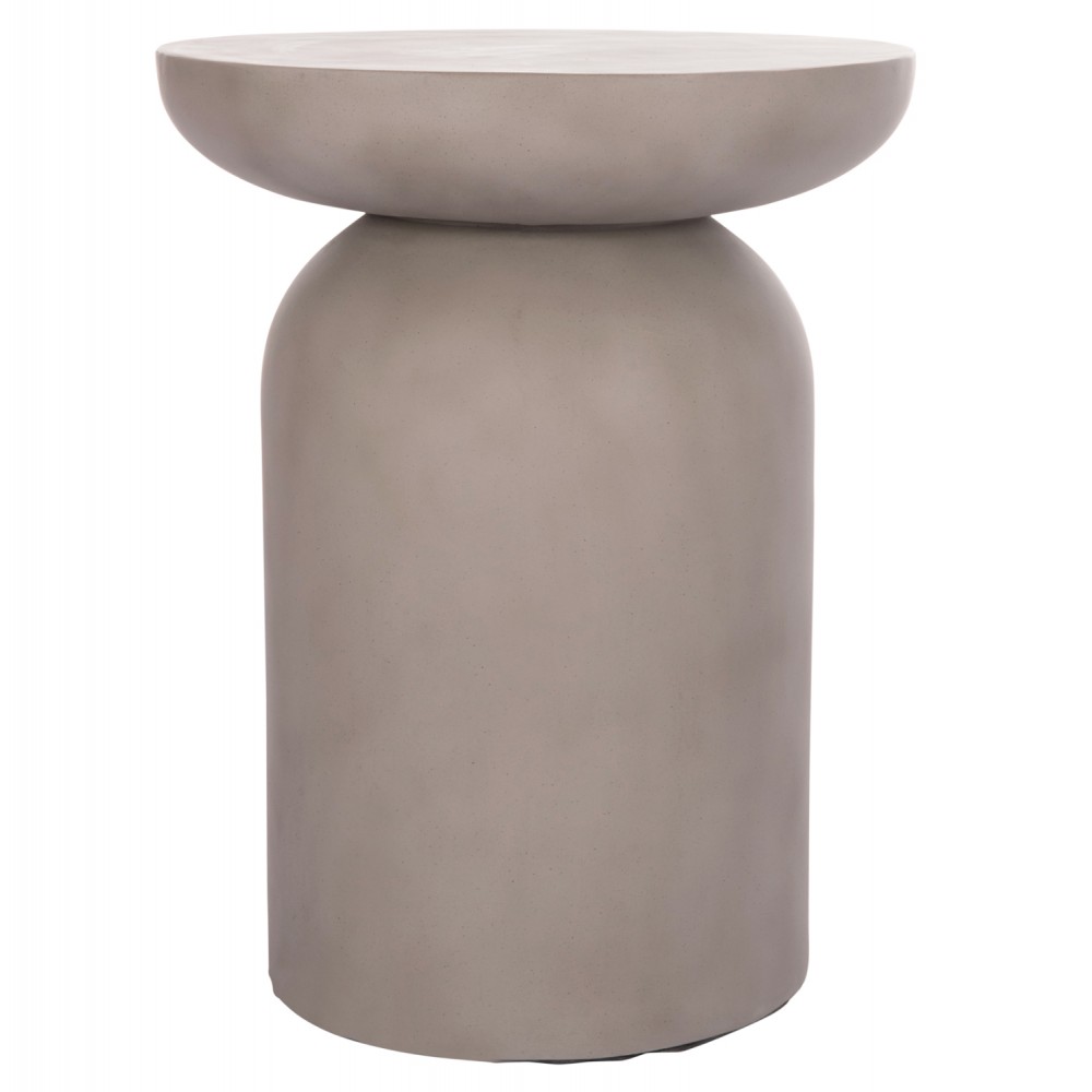 Βοηθητικό τραπέζι "ΑΝΝΑ" από fiber cement σε χρώμα γκρι Φ60x76