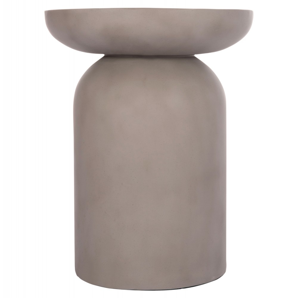 Βοηθητικό τραπέζι "ΑΝΝΑ" από fiber cement σε χρώμα γκρι Φ60x76