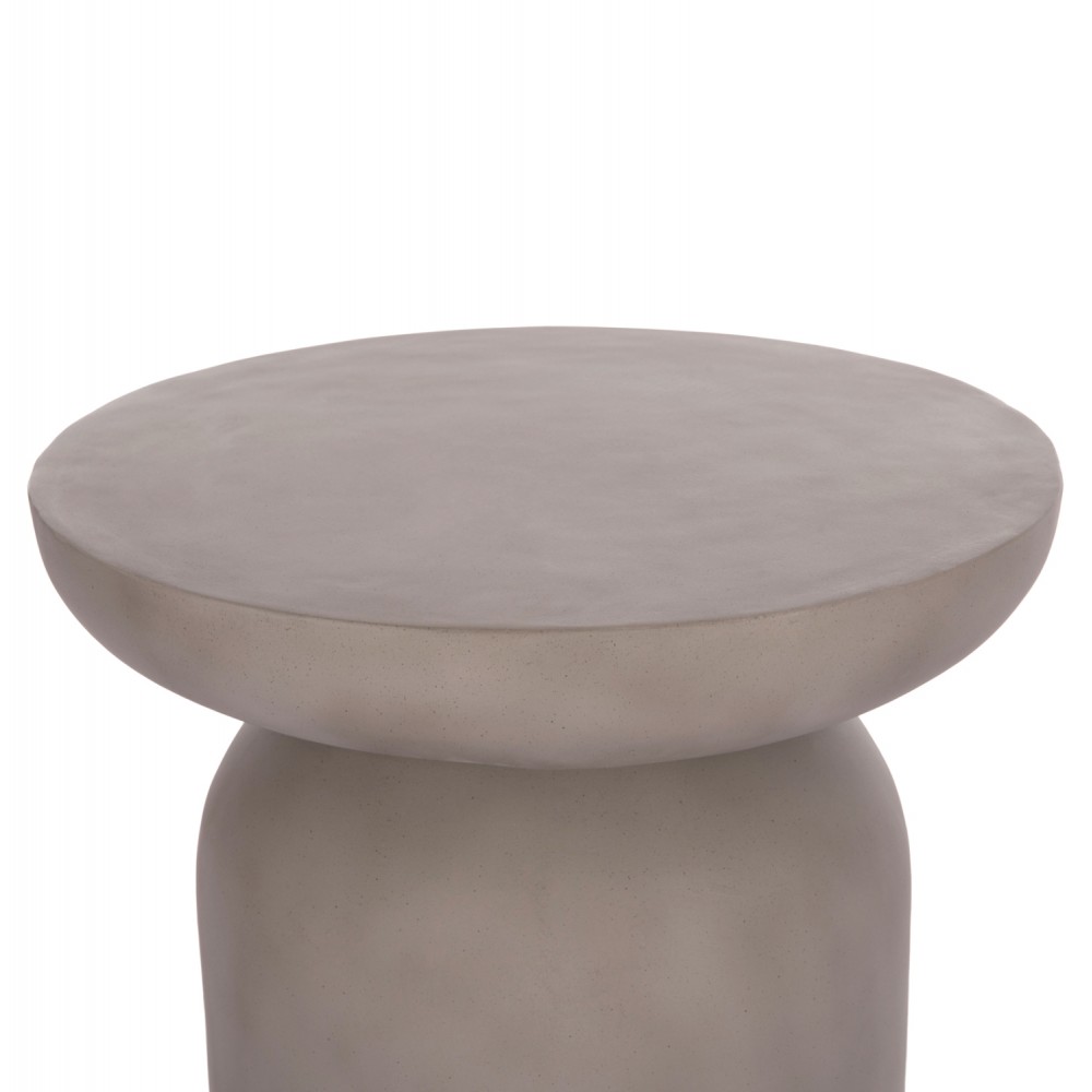 Βοηθητικό τραπέζι "ΑΝΝΑ" από fiber cement σε χρώμα γκρι Φ60x76