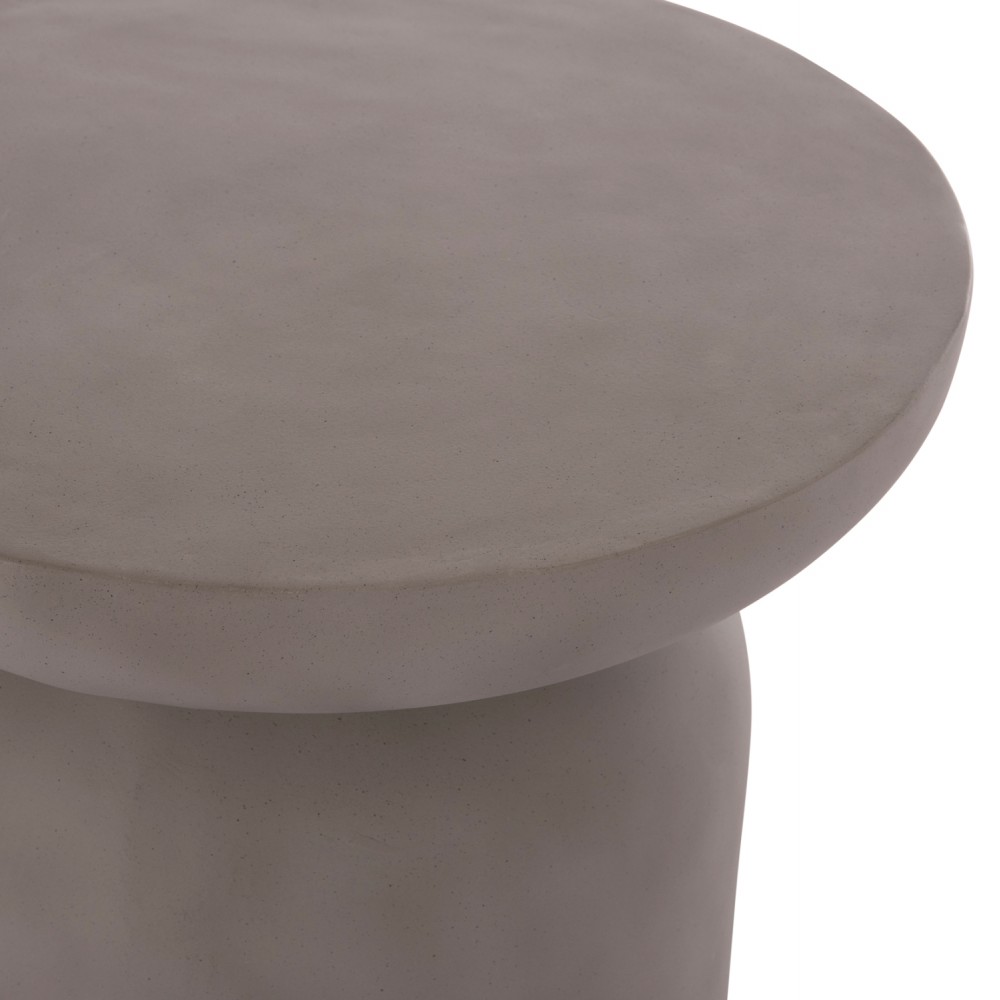 Βοηθητικό τραπέζι "ΑΝΝΑ" από fiber cement σε χρώμα γκρι Φ60x76