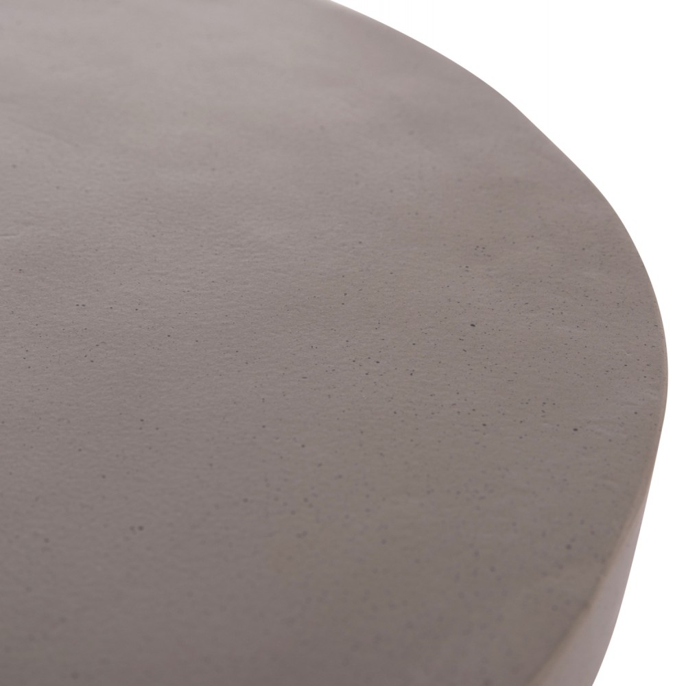 Βοηθητικό τραπέζι "ΑΝΝΑ" από fiber cement σε χρώμα γκρι Φ60x76