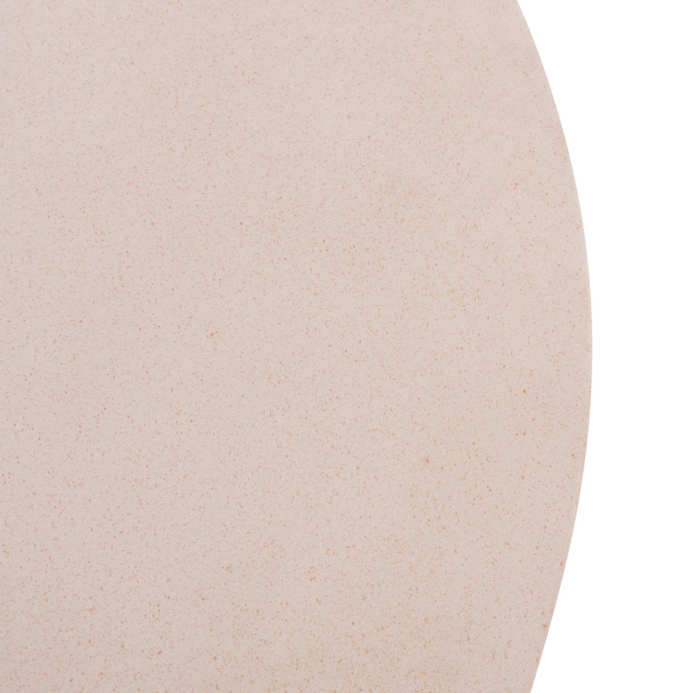 Τραπέζι σαλονιού "ALLAN" από fiber cement σε χρώμα λευκό Φ92x49