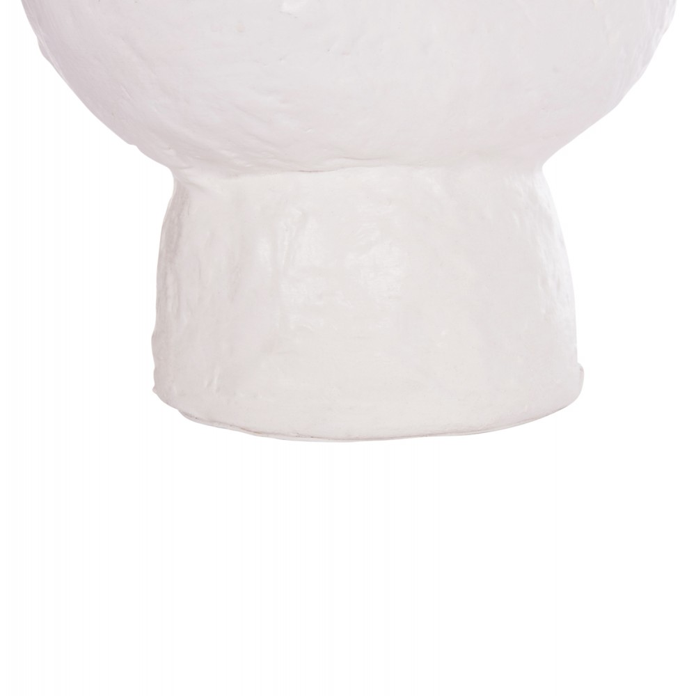 Σετ επιτραπέζια διακοσμητικά βάζα "NAMENTIS" από τερακότα σε χρώμα βυσσινί/λευκό