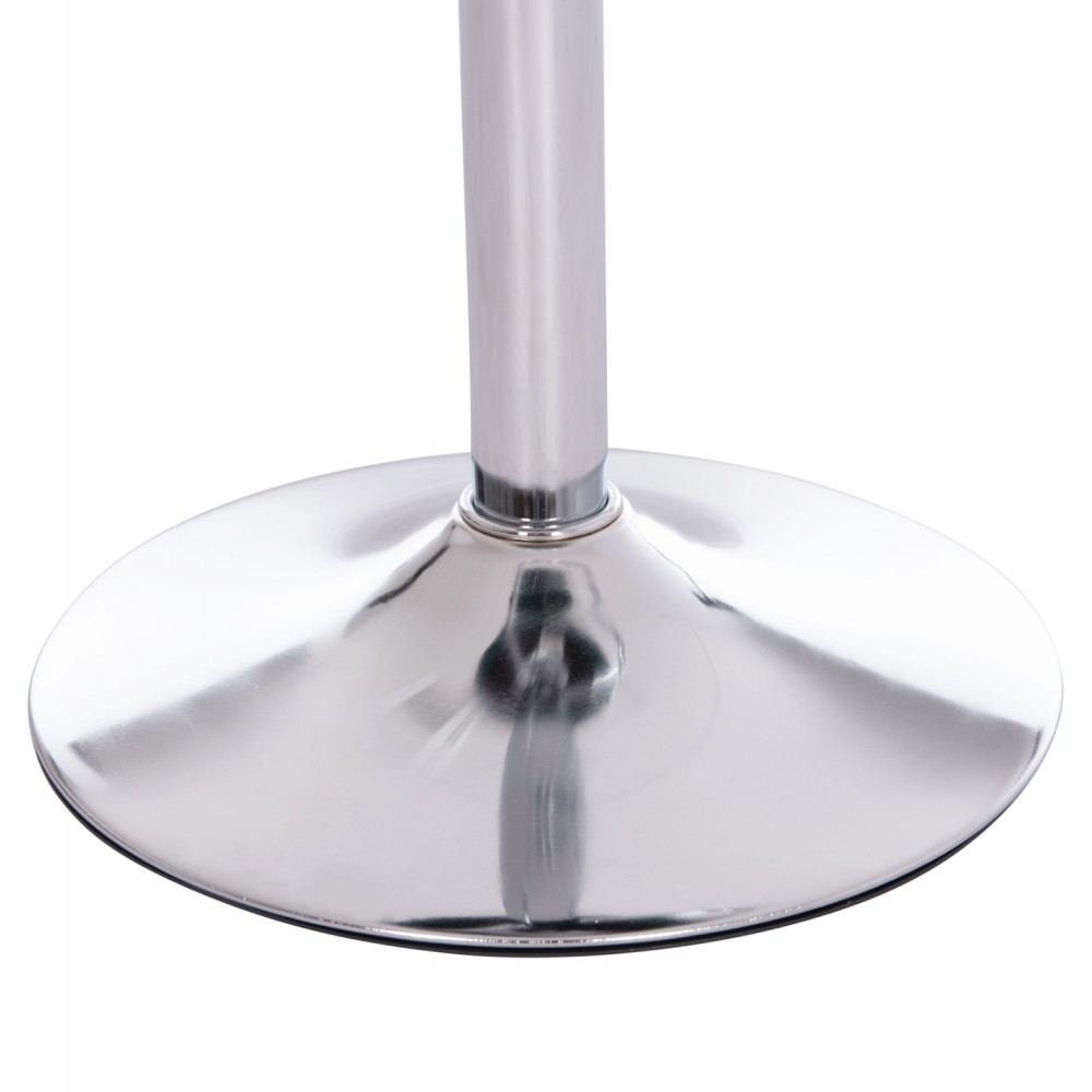 Σκαμπό μπαρ "ROSE" από ύφασμα βελούδο/μέταλλο σε χρώμα κυπαρισσί/χρωμίου 48x45x105