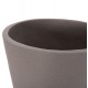 Διακοσμητικό βάζο δαπέδου "NEBULA" από fiber cement/ξύλο σε χρώμα γκρι/φυσικό Φ60x115