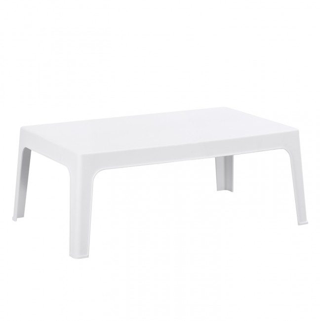 Τραπέζι ορθογώνιο "SLEEK" από pp σε χρώμα λευκό 99x59.5x39.5