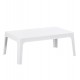 Τραπέζι ορθογώνιο "SLEEK" από pp σε χρώμα λευκό 99x59.5x39.5