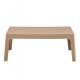 Τραπέζι ορθογώνιο "SLEEK" από pp σε χρώμα καπουτσίνο 99x59.5x39.5