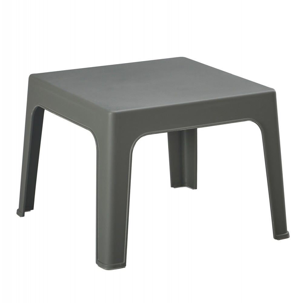 Τραπέζι τετράγωνο "SLEEK" από pp σε χρώμα λαδί 49.5x49.5x40