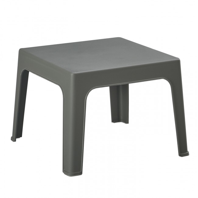 Τραπέζι τετράγωνο "SLEEK" από pp σε χρώμα λαδί 49.5x49.5x40