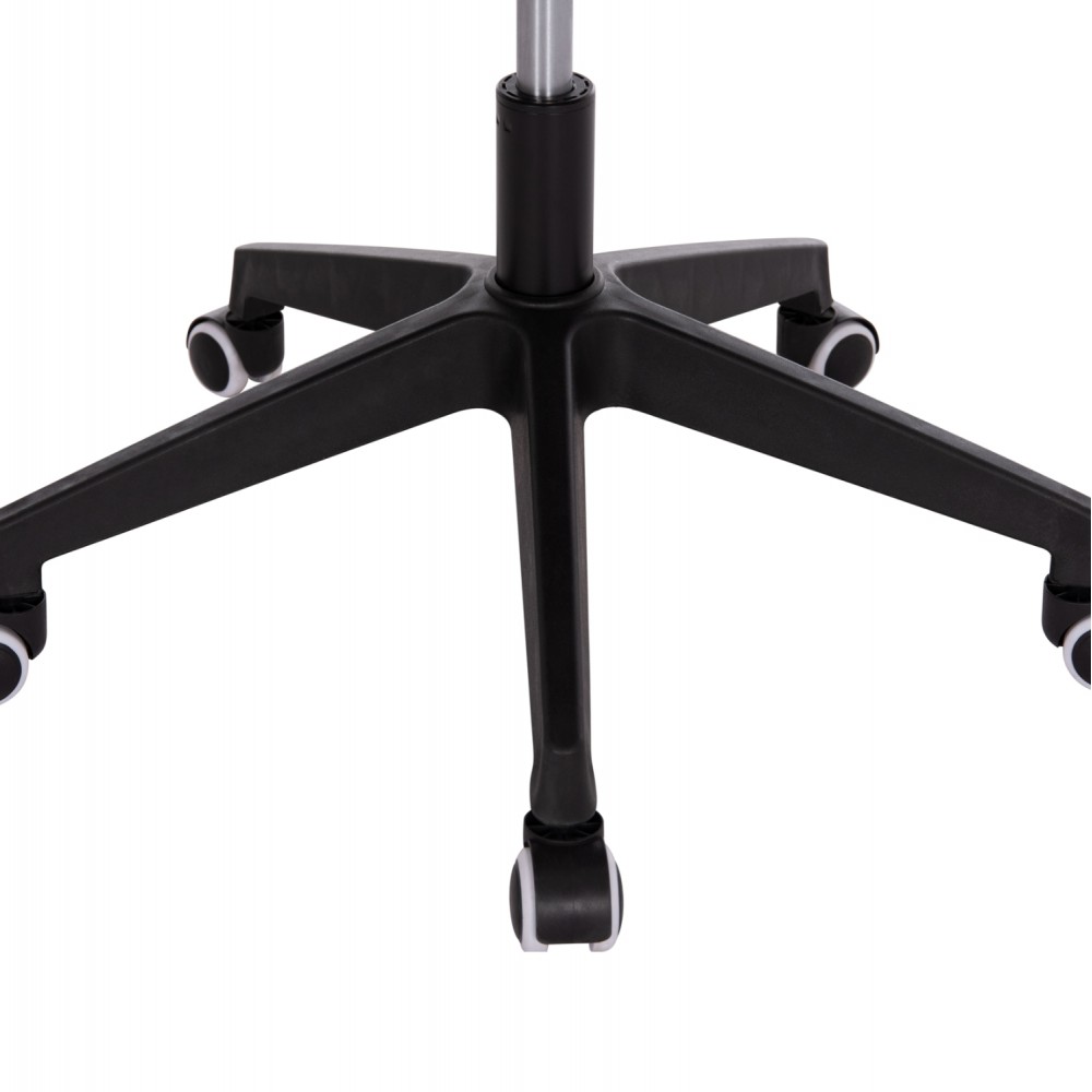 Καρέκλα γραφείου "BASTON" από mesh ύφασμα/pp σε χρώμα μαύρο 64x60x117-127