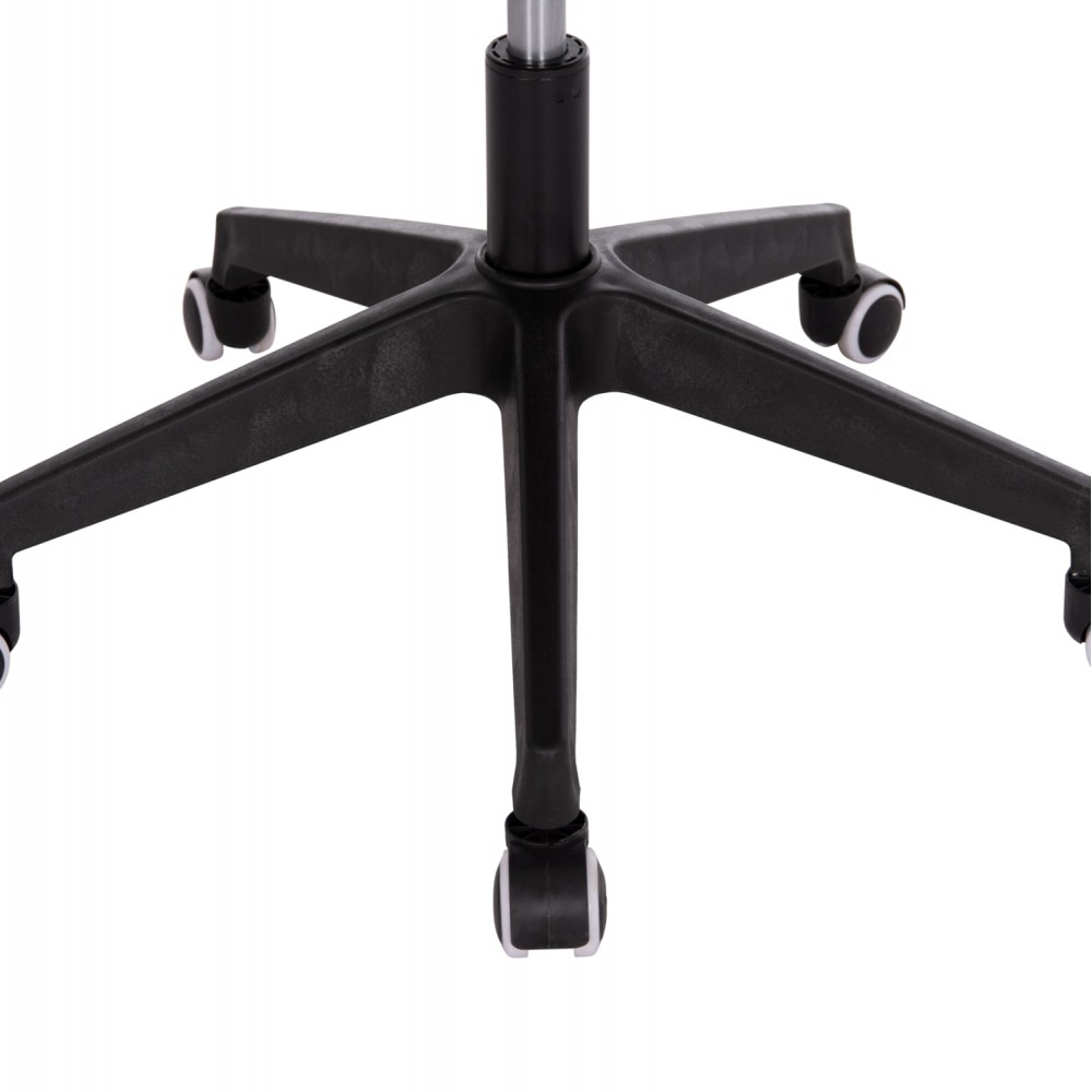 Καρέκλα γραφείου "BASTON" από mesh ύφασμα/pp σε χρώμα γκρι/μαύρο 64x60x117-127