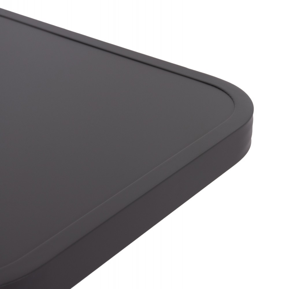 Βοηθητικό τραπέζι ξαπλώστρας "RICKON" από αλουμίνιο σε χρώμα γκρι 45x48x49.5