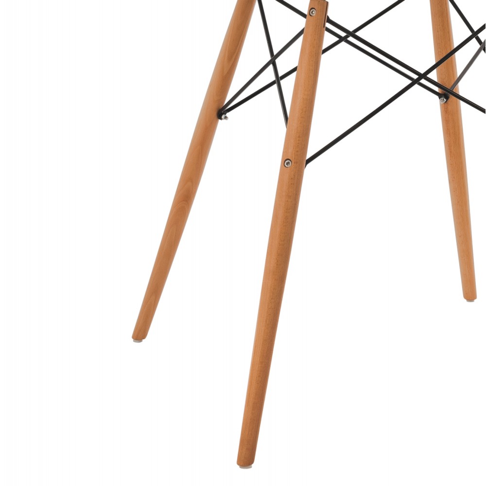 Σετ τραπεζαρίας "BRAVE" 5τμχ από ξύλο/mdf σε χρώμα φυσικό Φ120x75