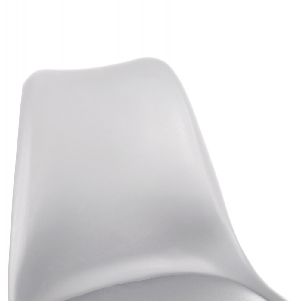 Σετ τραπεζαρίας 5τμχ " VEGAS" από mdf/pu σε χρώμα λευκό/φυσικό 120x60x74