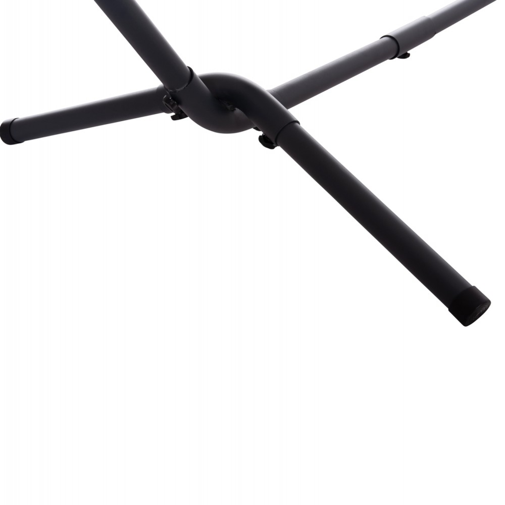 Αιώρα "CRAVE" από μέταλλο/ύφασμα σε χρώμα ανθρακί/σκούρο γκρι 265x93x105