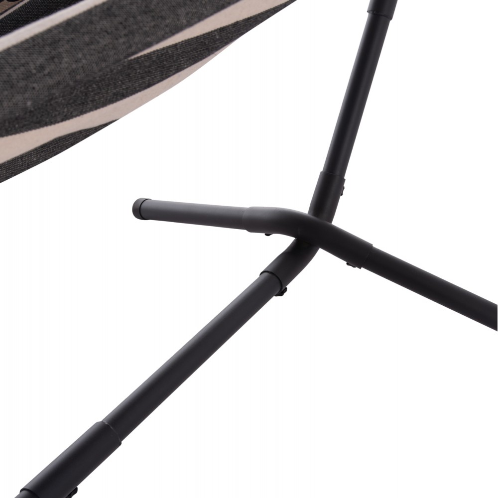 Αιώρα "CRAVE" από μέταλλο/ύφασμα σε χρώμα ανθρακί 265x93x105