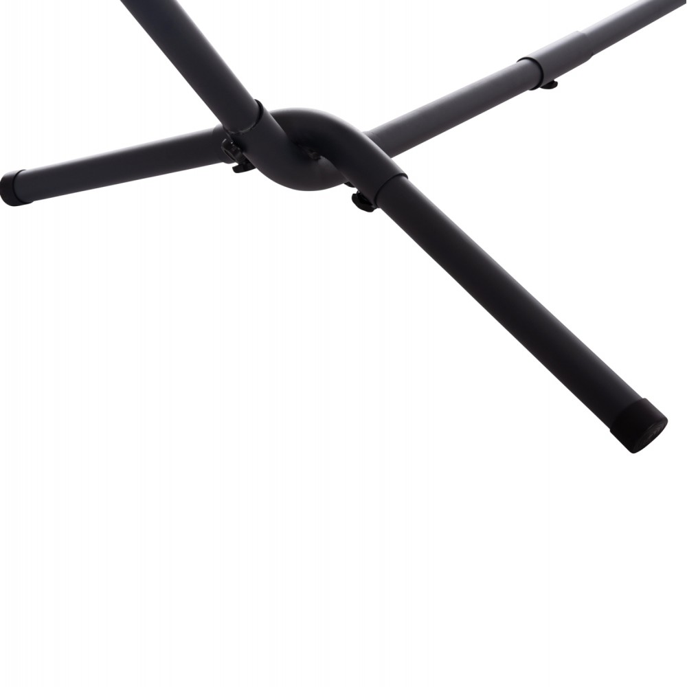 Αιώρα "CRAVE" από μέταλλο/ύφασμα σε χρώμα ανθρακί 265x93x105