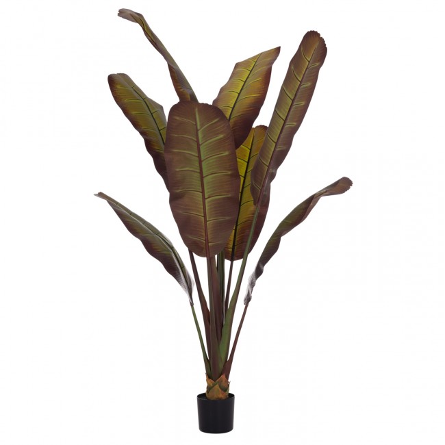 Διακοσμητικό συνθετικό φυτό ιαπωνική μπανάνα σε γλάστρα 85x75x225