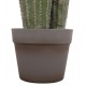 Διακοσμητικό συνθετικό φυτό κάκτος με γλάστρα Φ16x62