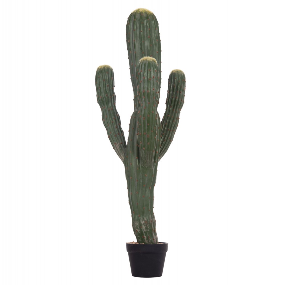 Διακοσμητικό συνθετικό φυτό κάκτος με γλάστρα 17.5x42x113