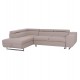 Καναπές-κρεβάτι "ENCORE" αριστερή γωνία με αποθηκευτικό χώρο από ύφασμα σε χρώμα μπεζ 285x205x90