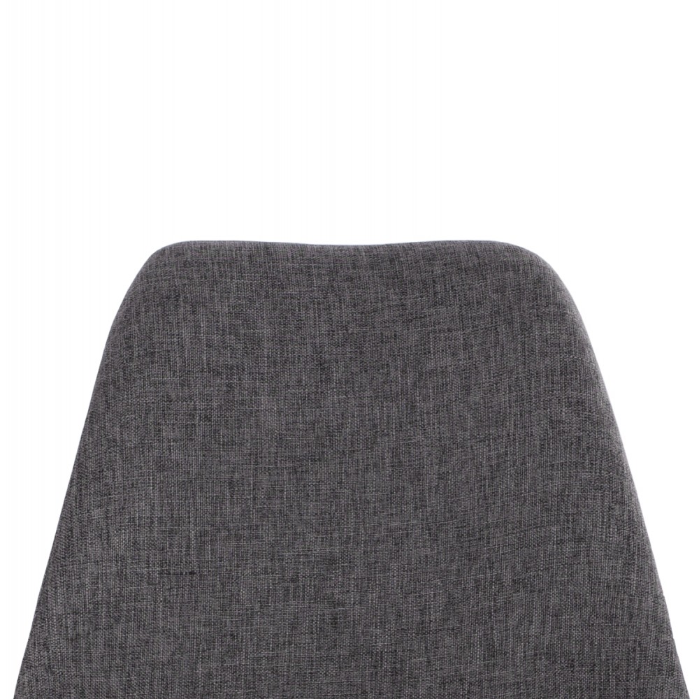 Σετ τραπεζαρίας "LIO" 5τμχ από ξύλο/mdf/ύφασμα σε χρώμα γκρι/φυσικό 120x80x73