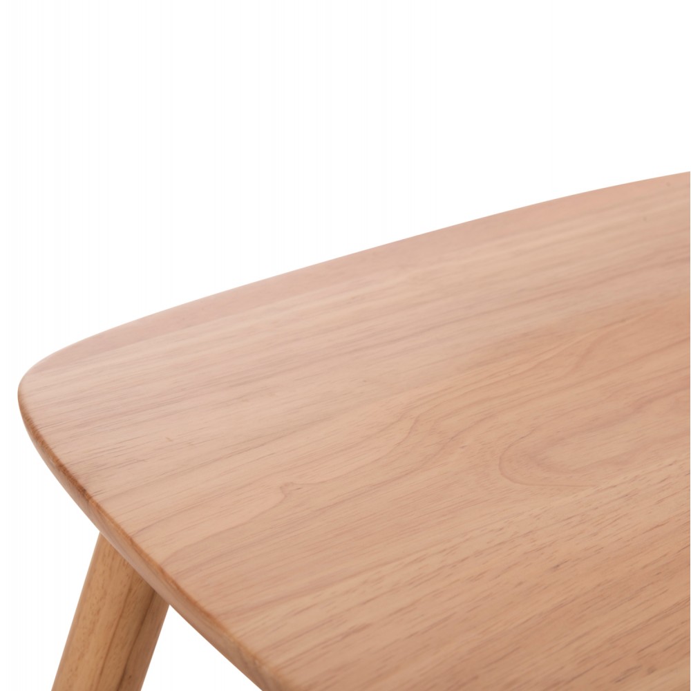 Σετ τραπεζαρίας "LUCIEN" 5τμχ από ξύλο/mdf σε χρώμα φυσικό 120x80x73