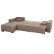 Καναπές-κρεβάτι "TRENDSTON" αριστερή γωνία με αποθηκευτικό χώρο από ύφασμα σε χρώμα μπεζ 298x177x95