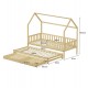 Κρεβάτι παιδικό τ.montessori "PHYLLIS" 3σε1 από ξύλο σε χρώμα φυσικό 206x97x166