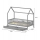 Κρεβάτι παιδικό τ.montessori "PHYLLIS" με συρτάρια από ξύλο σε χρώμα γκρι 196x97x161