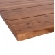 Επιφάνεια τραπεζιού ορθογώνια από μασίφ ξύλο ακακίας σε χρώμα φυσικό 160x80x3.5