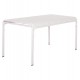 Τραπέζι εξωτερικού χώρου "RACHEL" από αλουμίνιο σε χρώμα λευκό 150x80x75