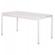 Τραπέζι εξωτερικού χώρου "RACHEL" από αλουμίνιο σε χρώμα λευκό 150x80x75