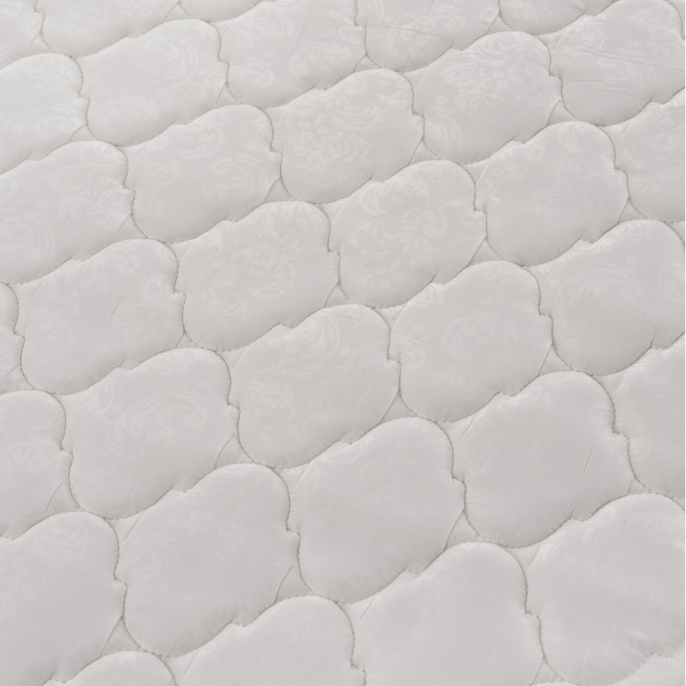 Κρεβάτι ημίδιπλο με στρώμα "TRILLOP" από ύφασμα σε χρώμα μπλε 120x200